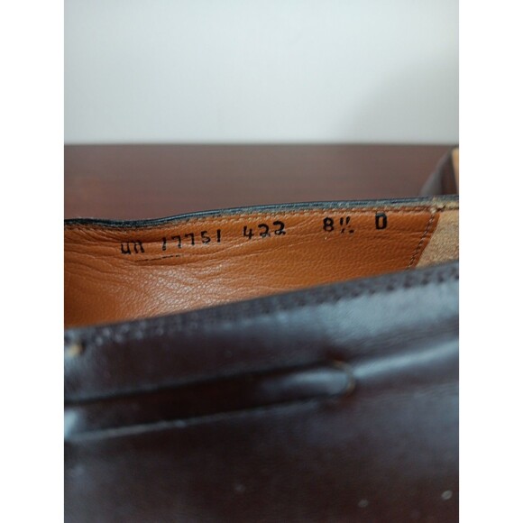 Salvatore Ferragamo Studio Tassel Loafers Size 8.5 D Brown Leather Made In Italy - Picture 7 of 7